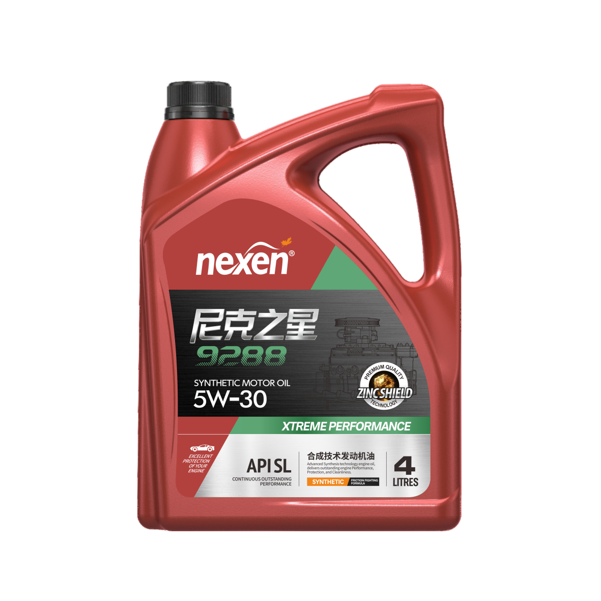 尼克之星 9288 5W-30 SL 合成技术发动机油